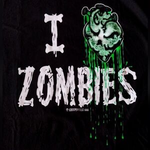 Kreepsville 666 "I 💚 Zombies" t-shirt